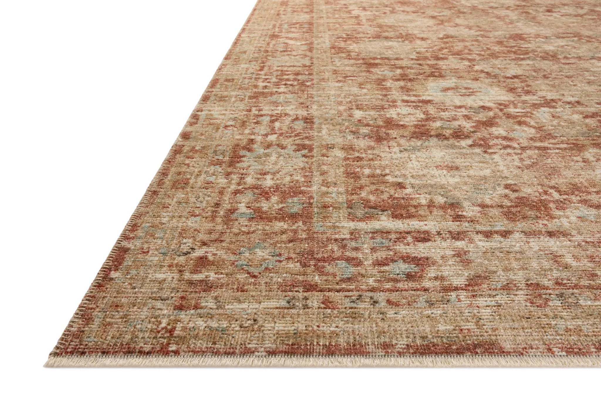 Heritage HER-03 Brick / Multi Area Rug by Loloi