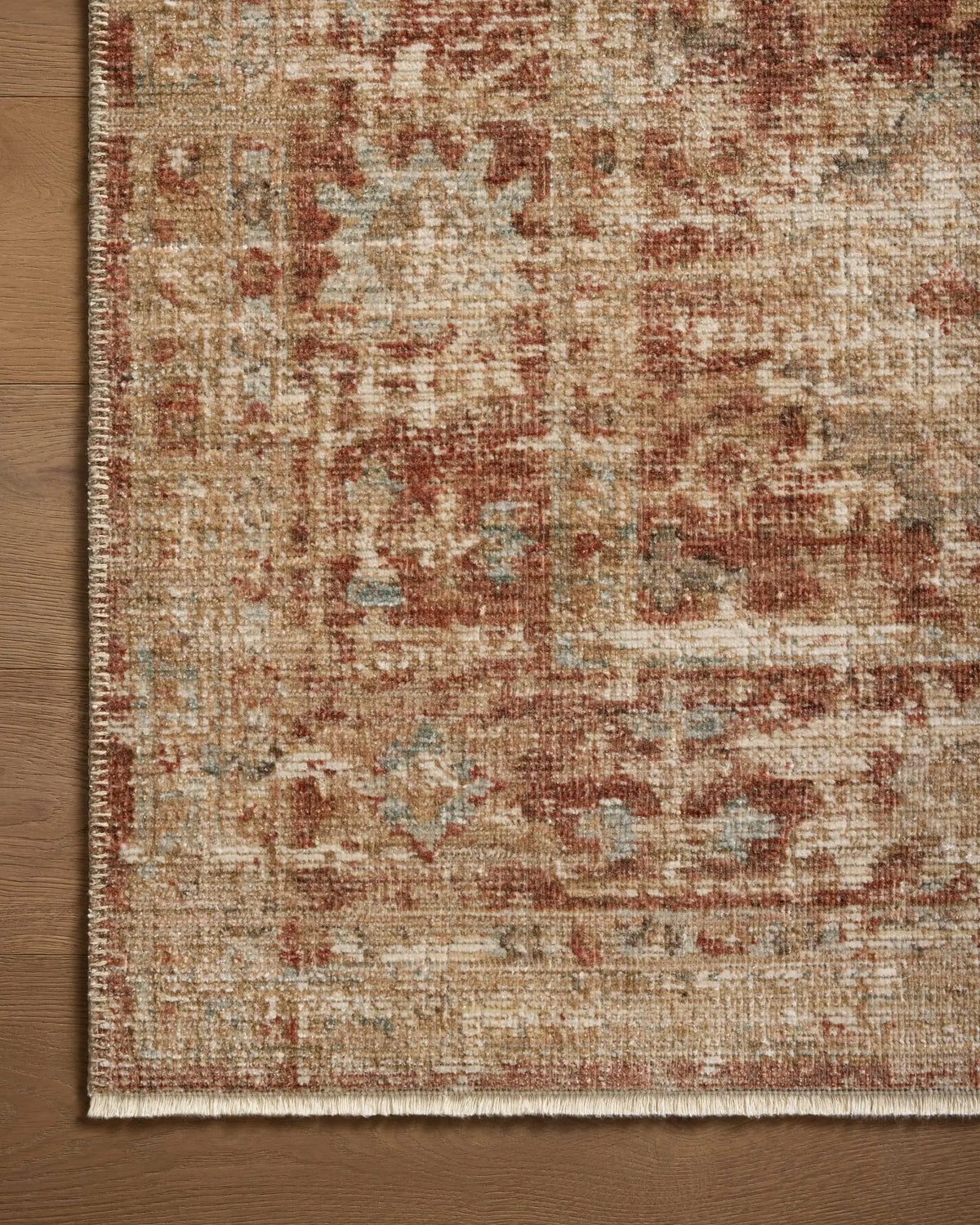 Heritage HER-03 Brick / Multi Area Rug by Loloi