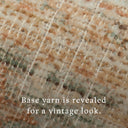 Loloi Heritage HER-06 Aqua / Terracotta Area Rug