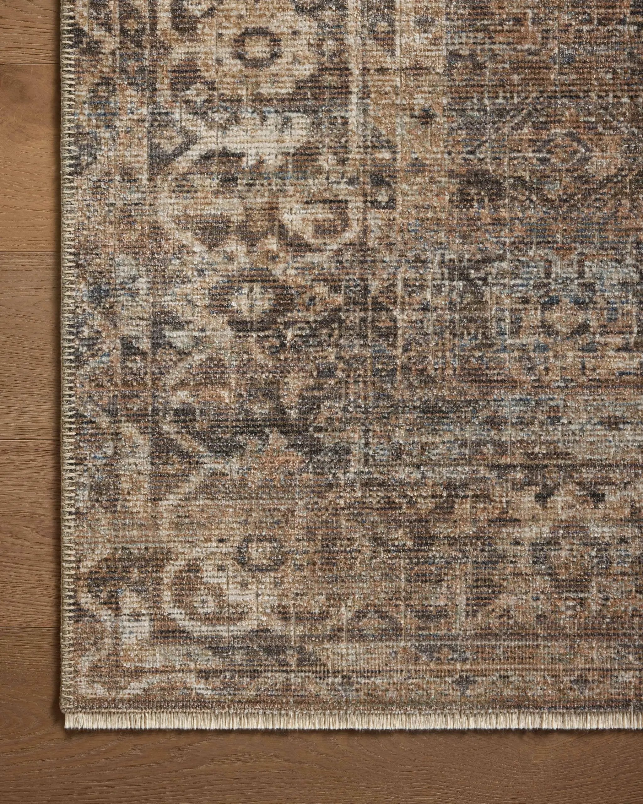Heritage HER-07 Mocha / Denim Area Rug by Loloi