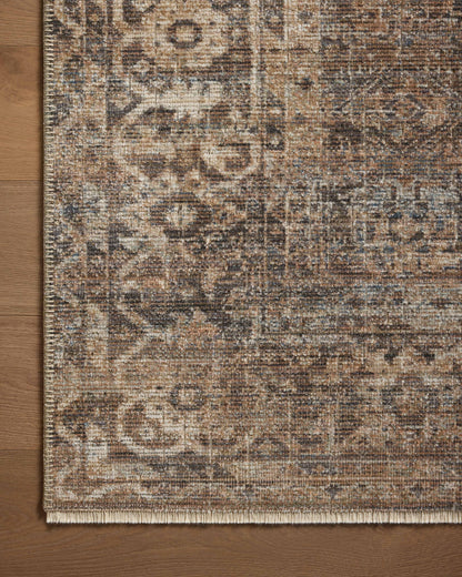 Loloi Heritage HER-07 Mocha / Denim Area Rug
