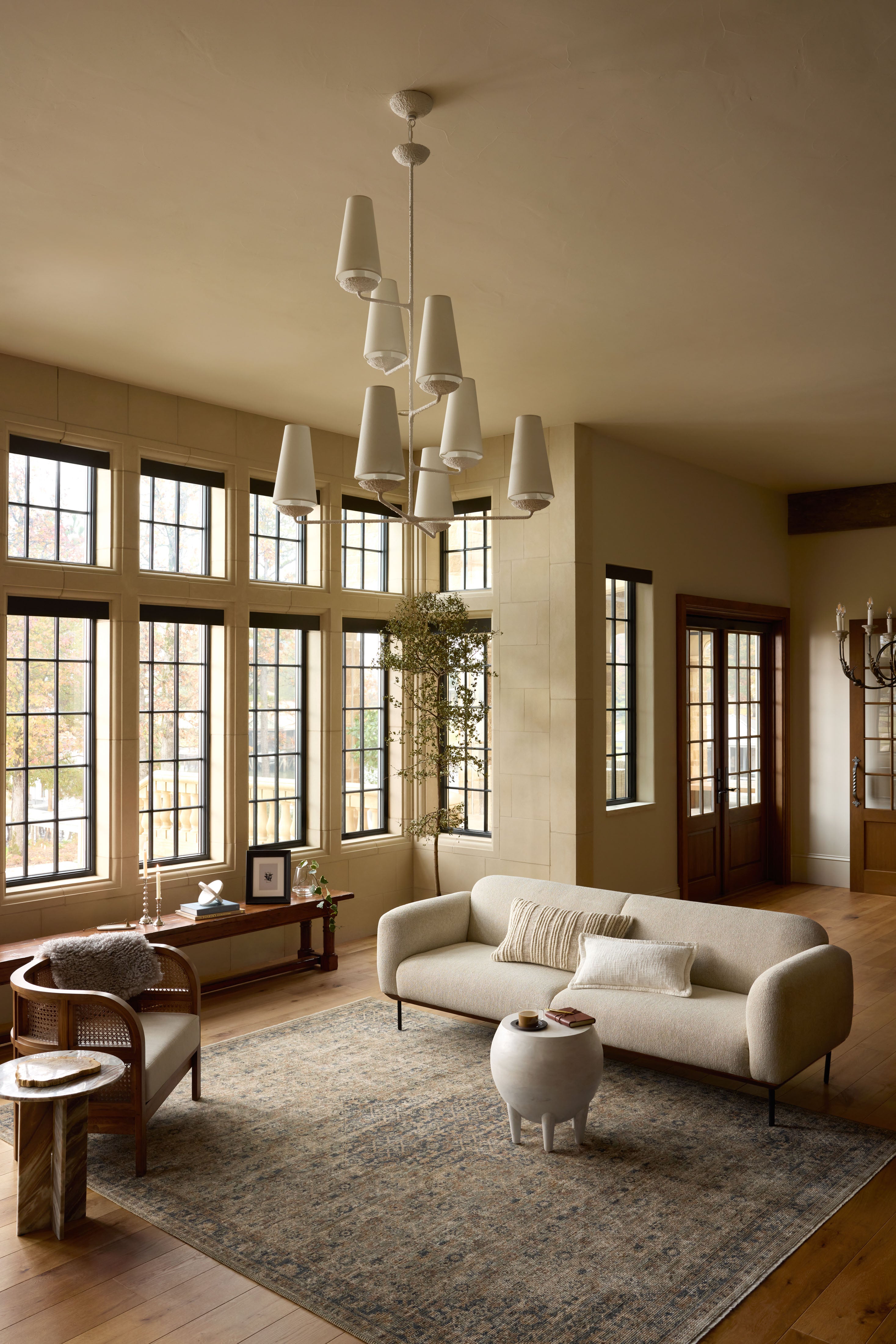 Loloi Heritage HER-08 Sage / Navy Area Rug