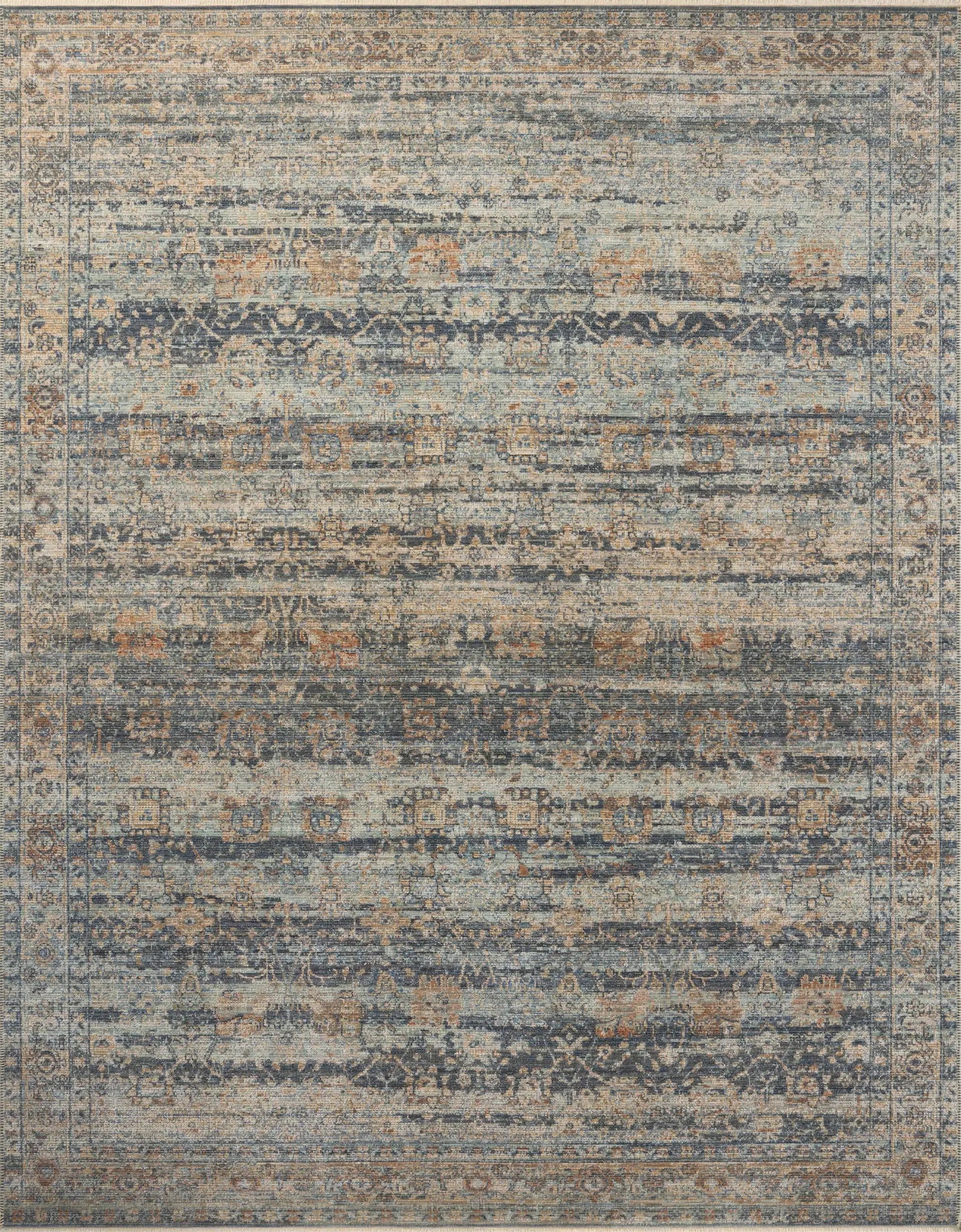 Heritage HER-09 Sky / Sunset Area Rug by Loloi