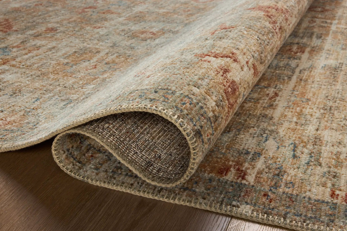 Heritage HER-10 Grey / Sunset Area Rug by Loloi