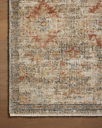 Loloi Heritage HER-10 Grey / Sunset Area Rug