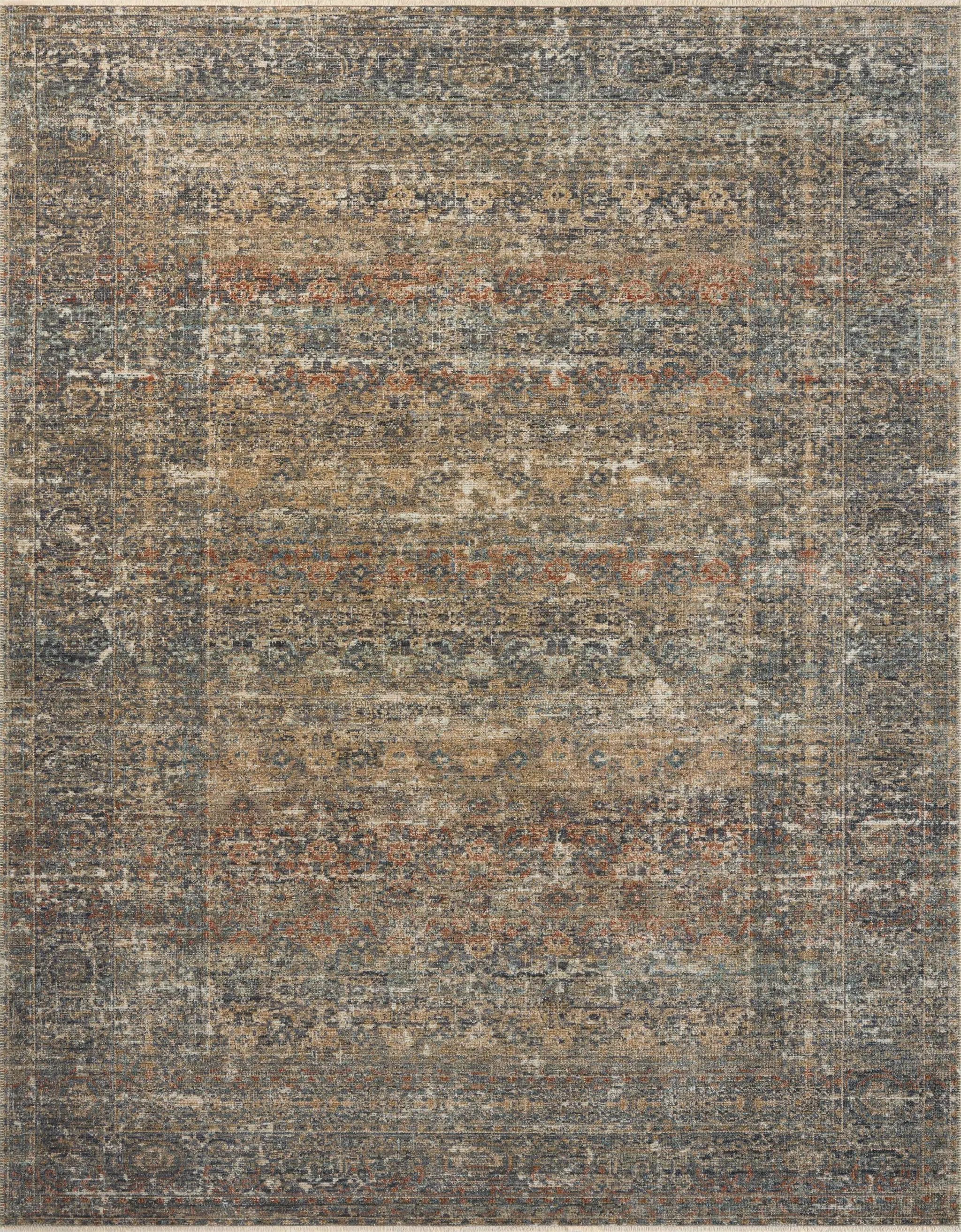 Heritage HER-11 Midnight / Multi Area Rug by Loloi