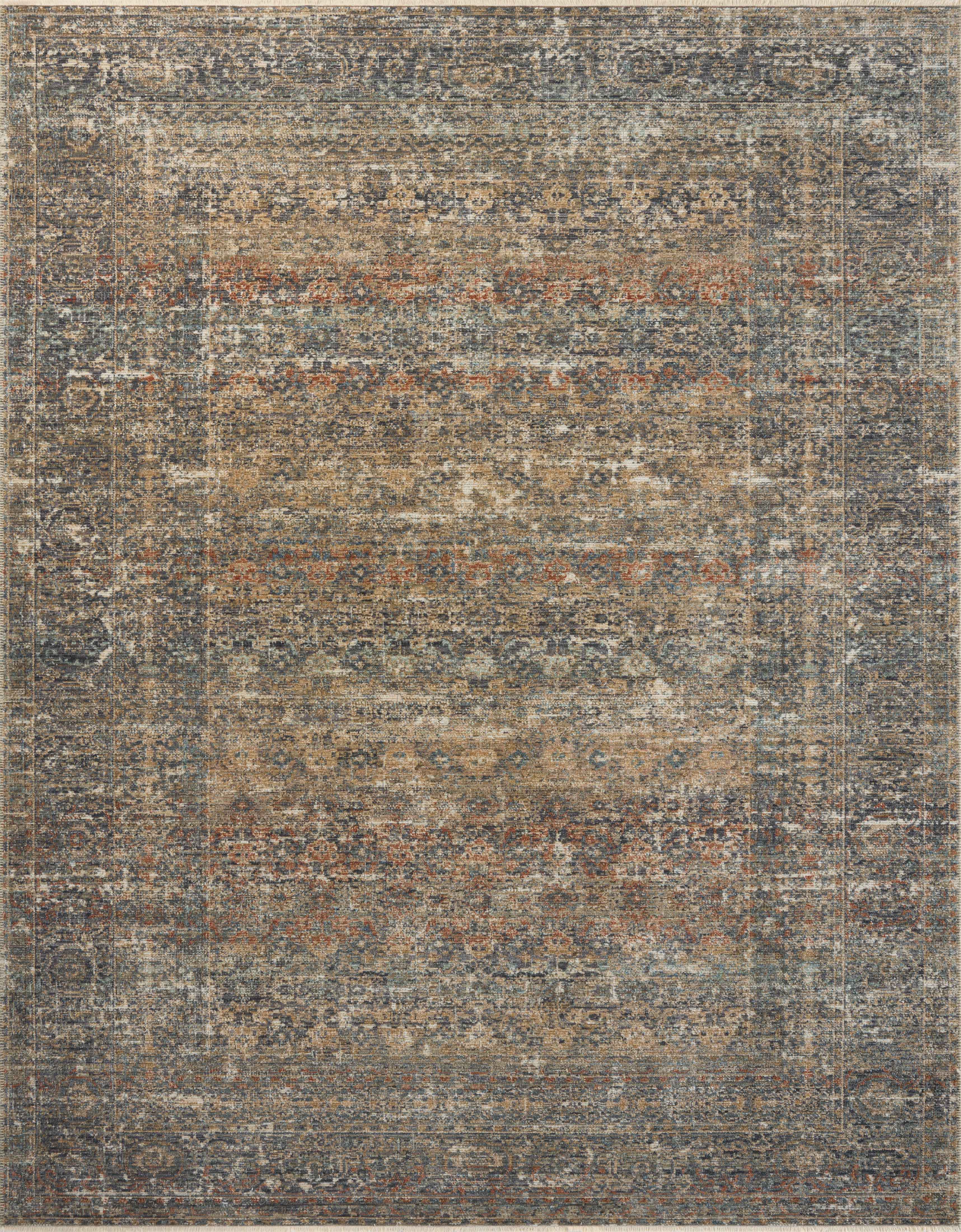 Loloi Heritage HER-11 Midnight / Multi Area Rug