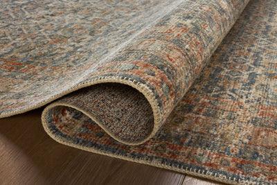 Loloi Heritage HER-12 Blue / Rust Area Rug