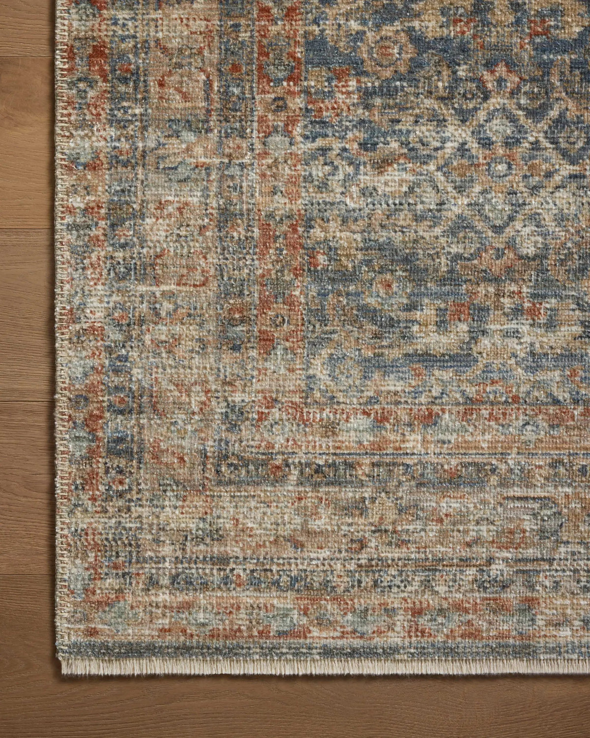 Heritage HER-12 Blue / Rust Area Rug by Loloi