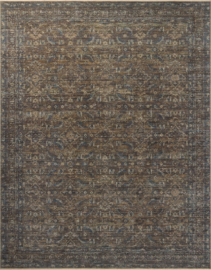 Loloi Heritage HER-14 Lagoon / Tobacco Area Rug