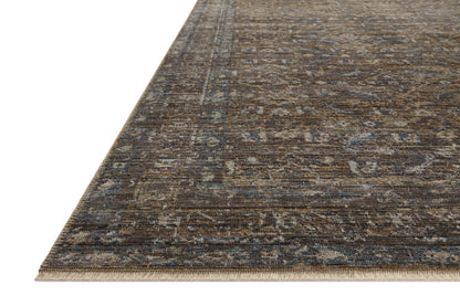 Loloi Heritage HER-14 Lagoon / Tobacco Area Rug