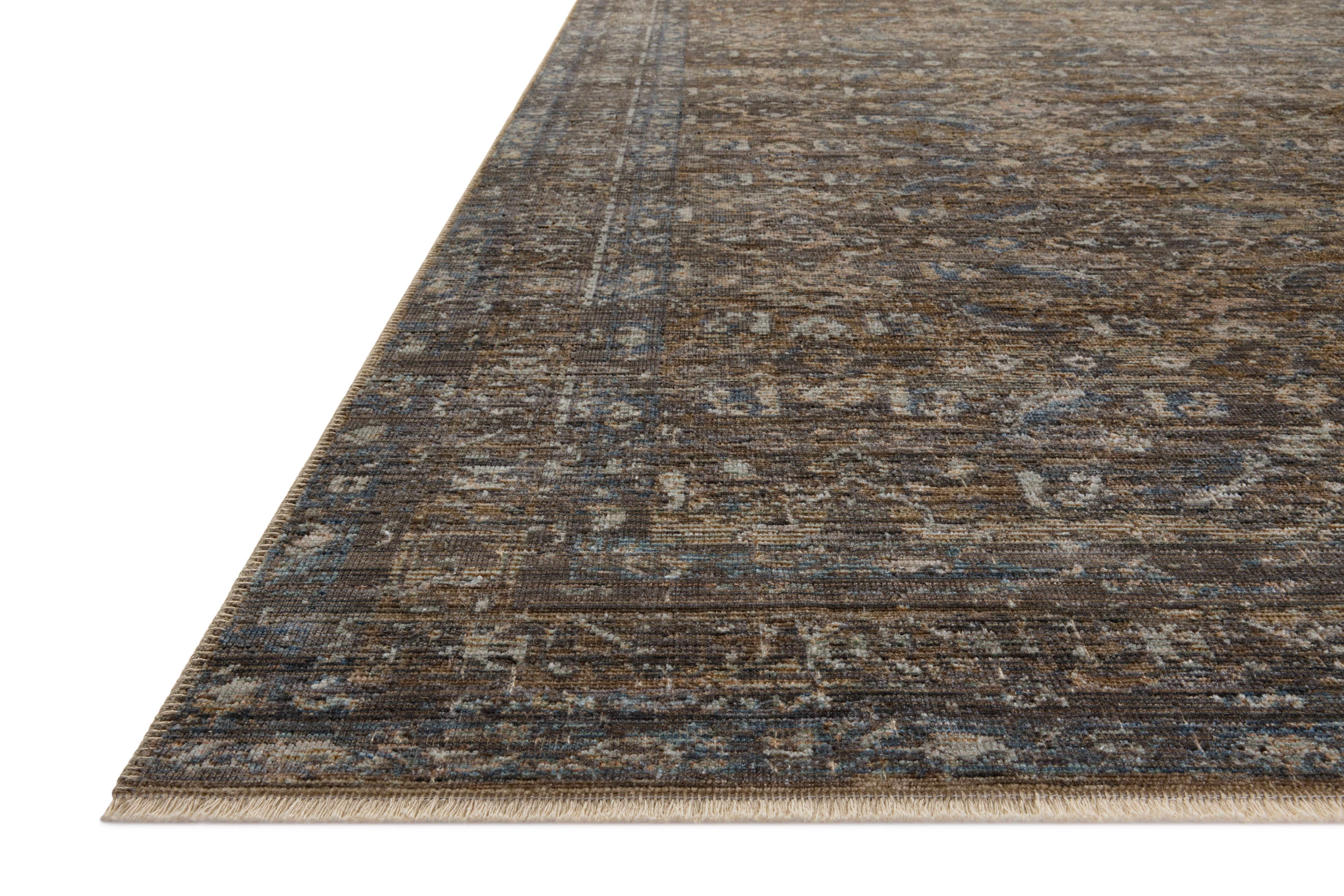 Loloi Heritage HER-14 Lagoon / Tobacco Area Rug