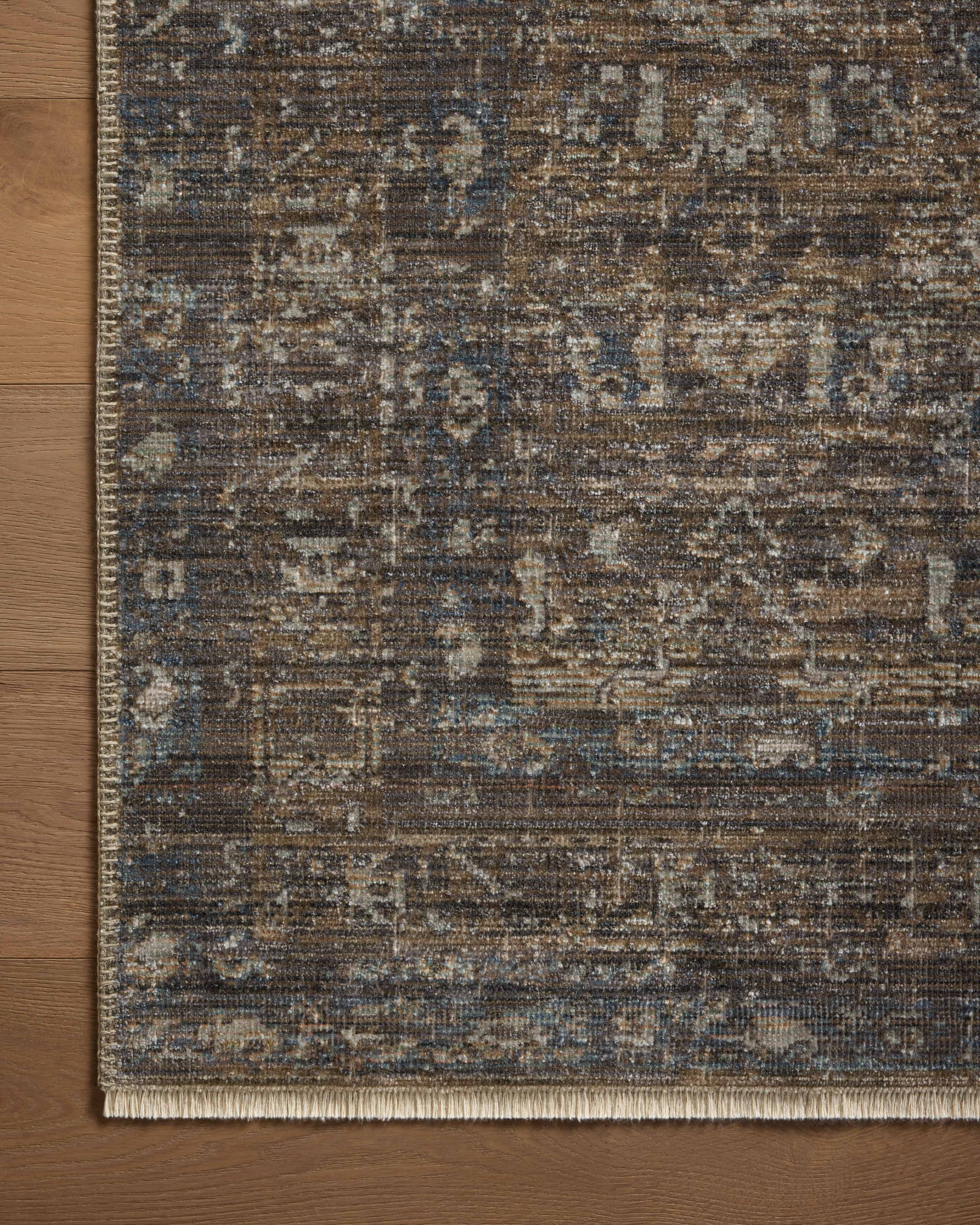 Loloi Heritage HER-14 Lagoon / Tobacco Area Rug