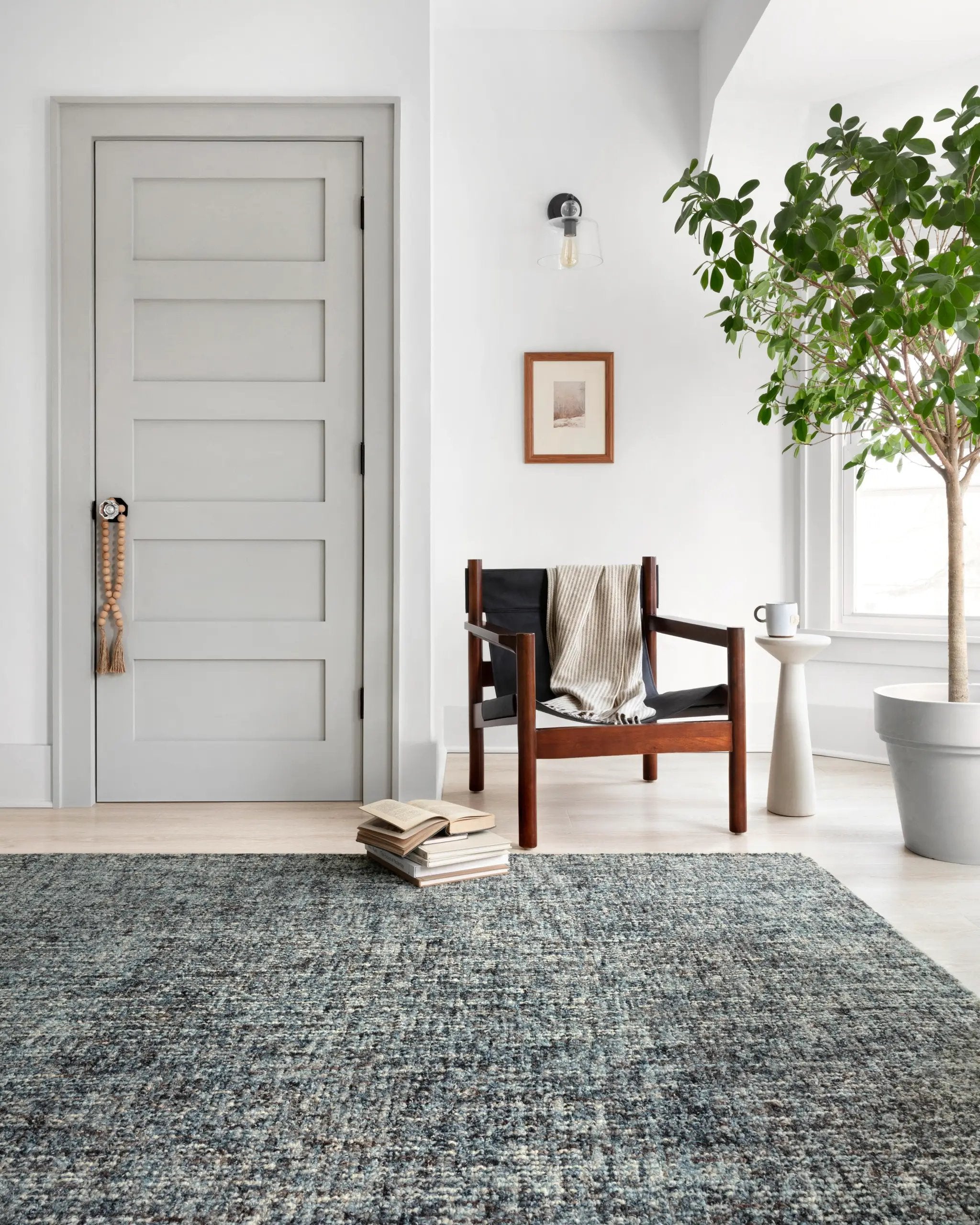 Harlow HLO-01 Denim / Charcoal Area Rug by Loloi