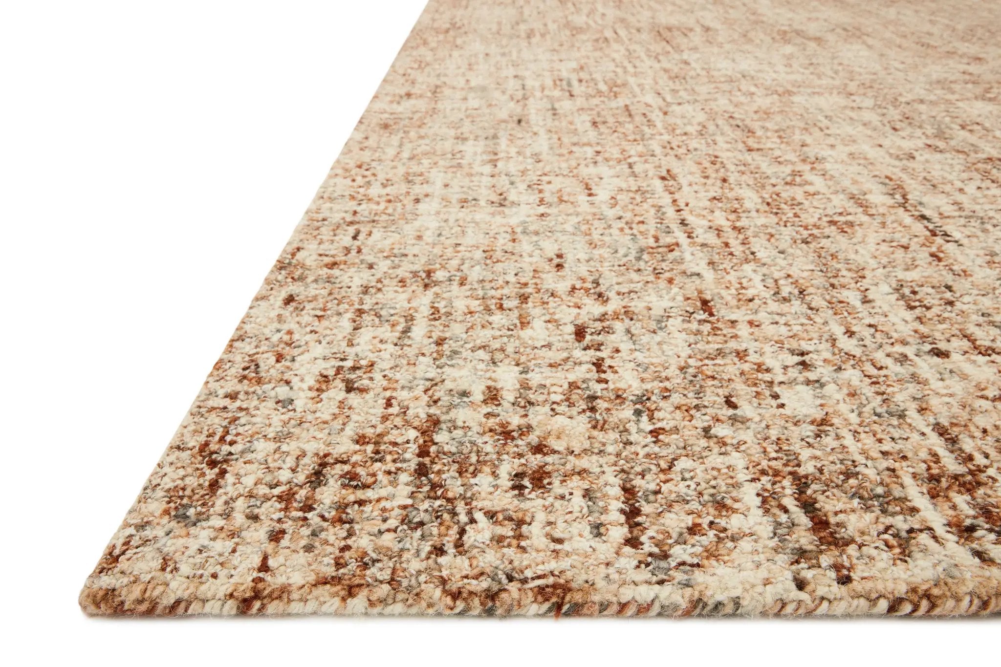 Harlow HLO-01 Rust / Charcoal Area Rug by Loloi