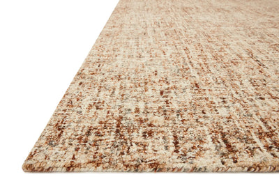 Harlow HLO-01 Rust / Charcoal Area Rug by Loloi