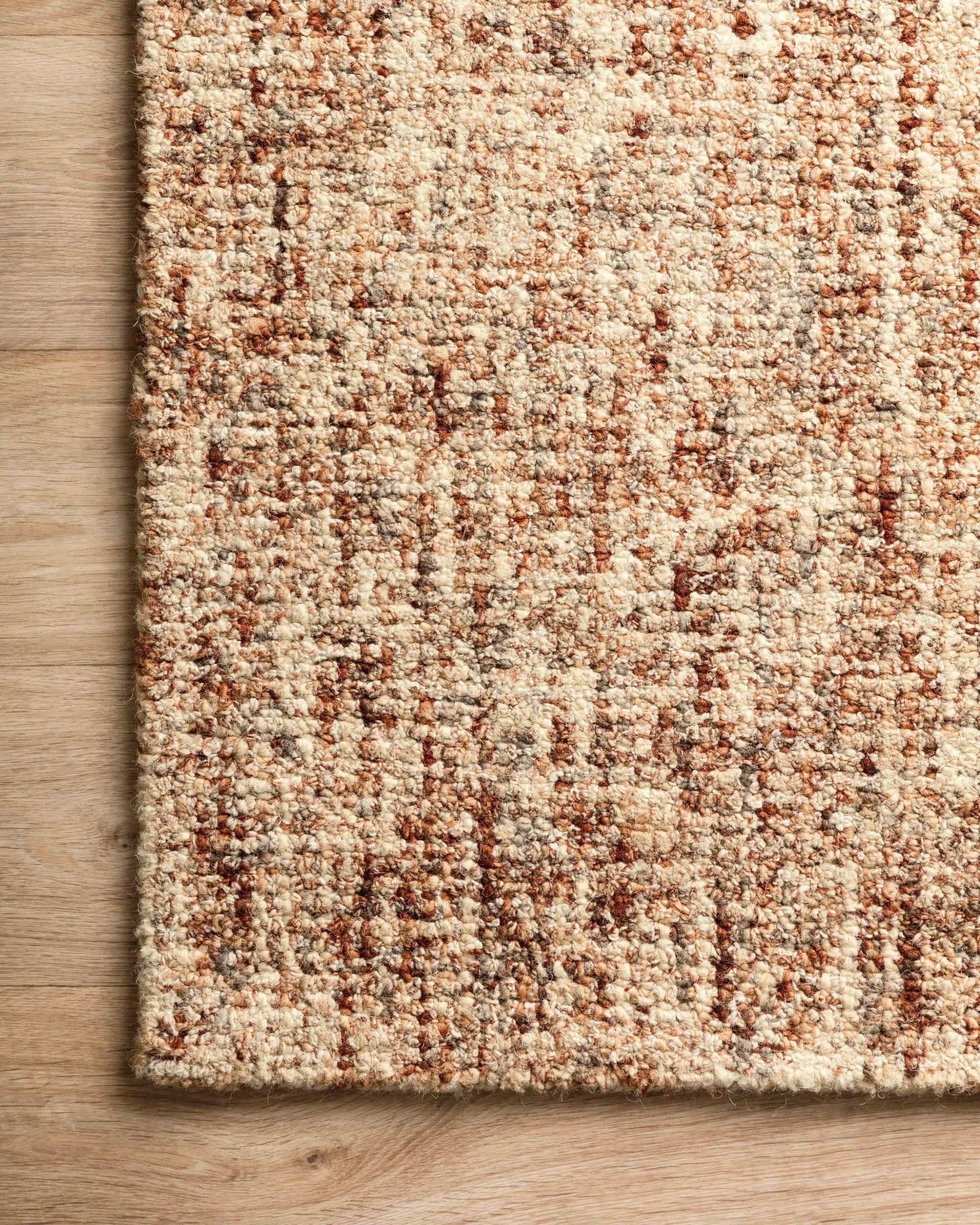Harlow HLO-01 Rust / Charcoal Area Rug by Loloi