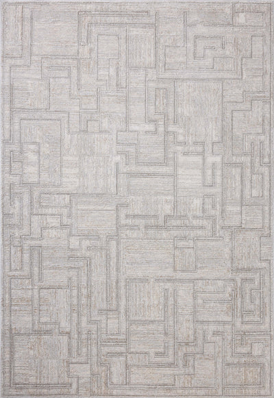 A power-loomed polyester area rug with geometric design in elegant grey and refined ivory hues, the Hollis HOL-01 Grey / Ivory Area Rug is a standout in any décor