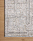 A power-loomed polyester area rug with geometric design in elegant grey and refined ivory hues, the Hollis HOL-01 Grey / Ivory Area Rug is a standout in any décor