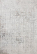 Dressed in refined ivory and grounding stone hues with geometric detail, the Hollis HOL-03 Ivory / Stone Area Rug is a power-loomed polyester area rug that completes any room