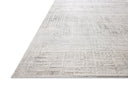 Dressed in refined ivory and grounding stone hues with geometric detail, the Hollis HOL-03 Ivory / Stone Area Rug is a power-loomed polyester area rug that completes any room