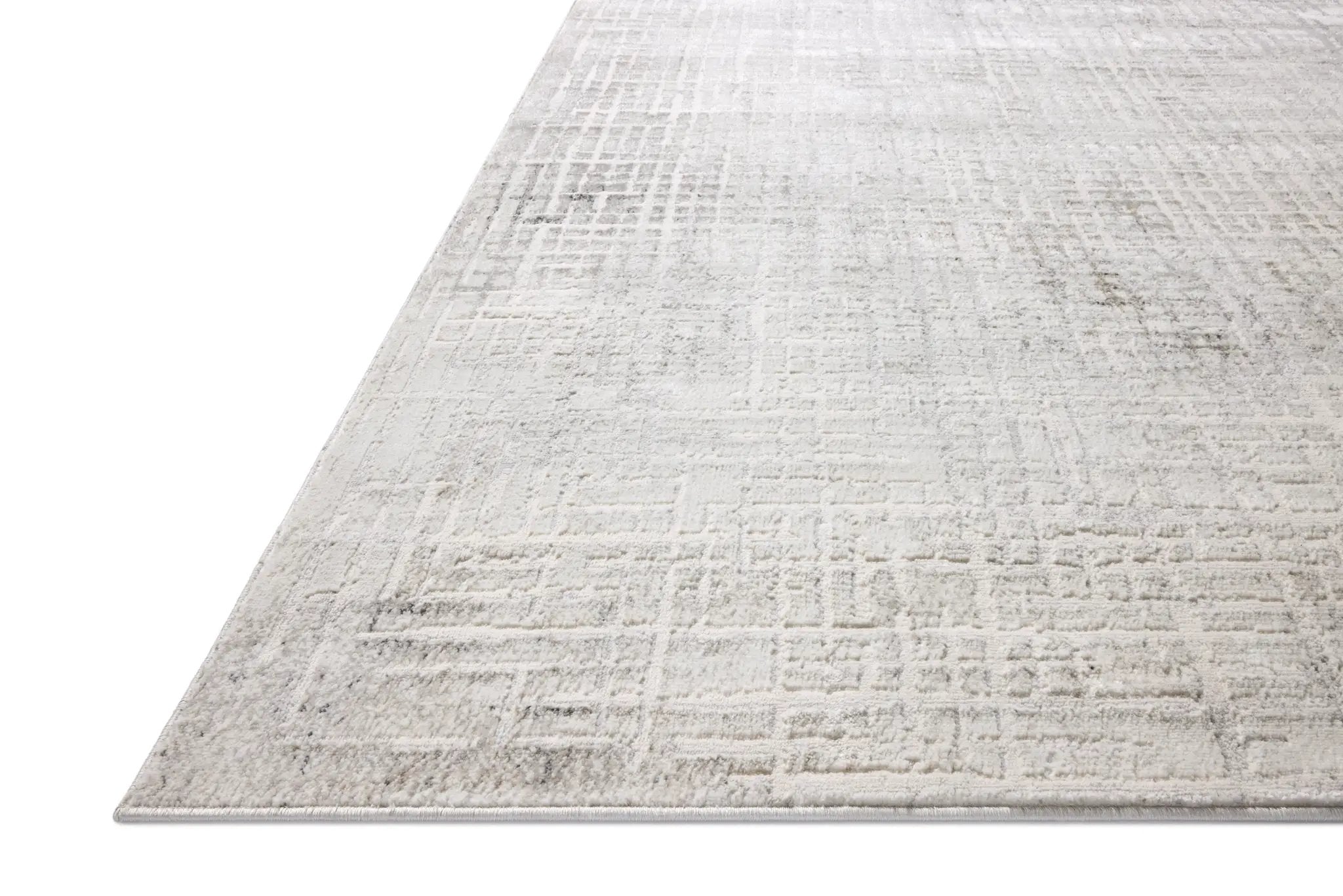 Hollis HOL-03 Ivory / Stone Area Rug by Loloi