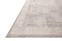 The Hollis HOL-04 Smoke / Mist Area Rug transforms any space with smoky and soft misty tones and geometric design in a power-loomed polyester area rug