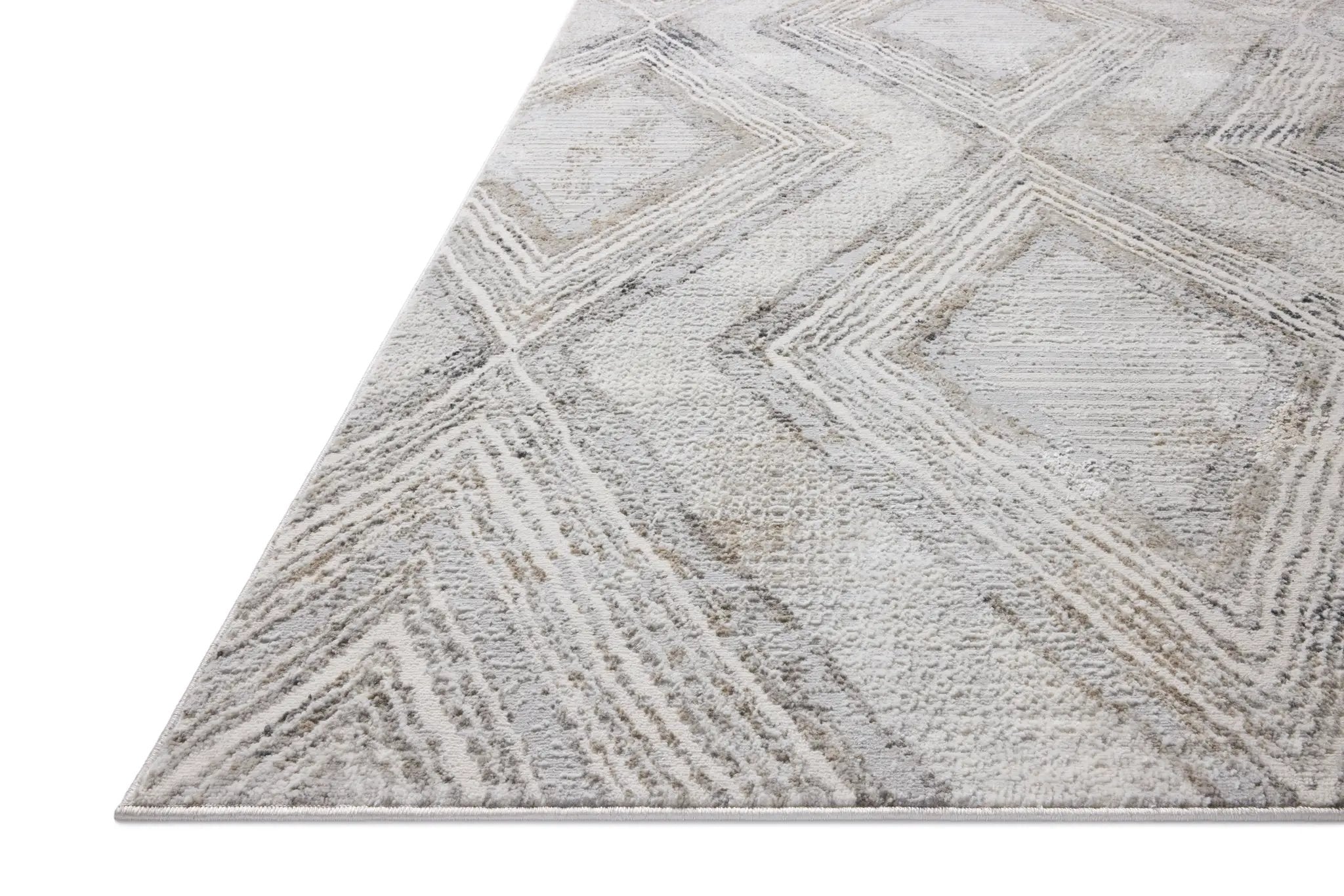 Hollis HOL-05 Mist / Natural Area Rug by Loloi