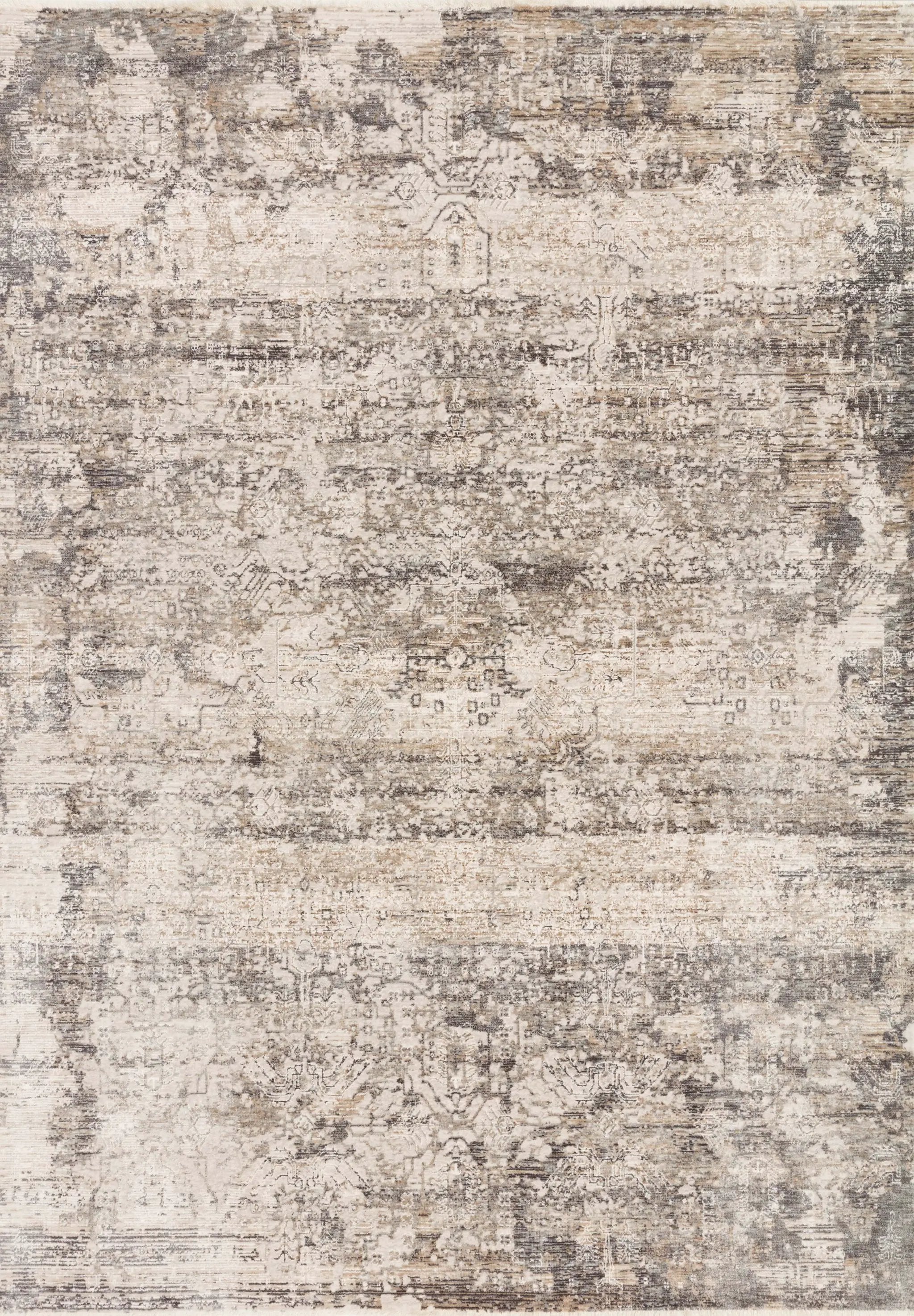 Homage HOM-01 Graphite / Beige Area Rug by Loloi