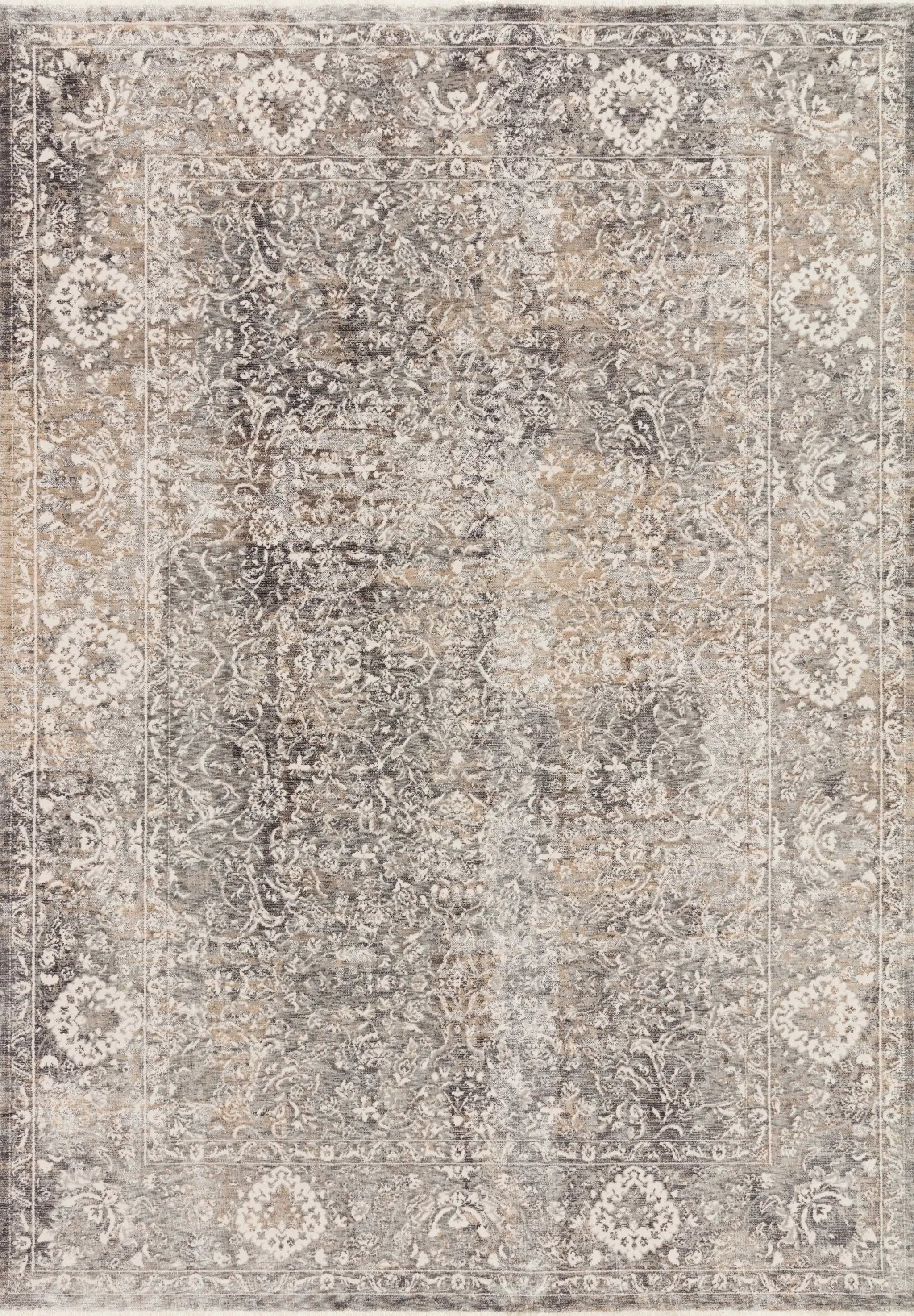 Homage HOM-03 Stone / Ivory Area Rug by Loloi