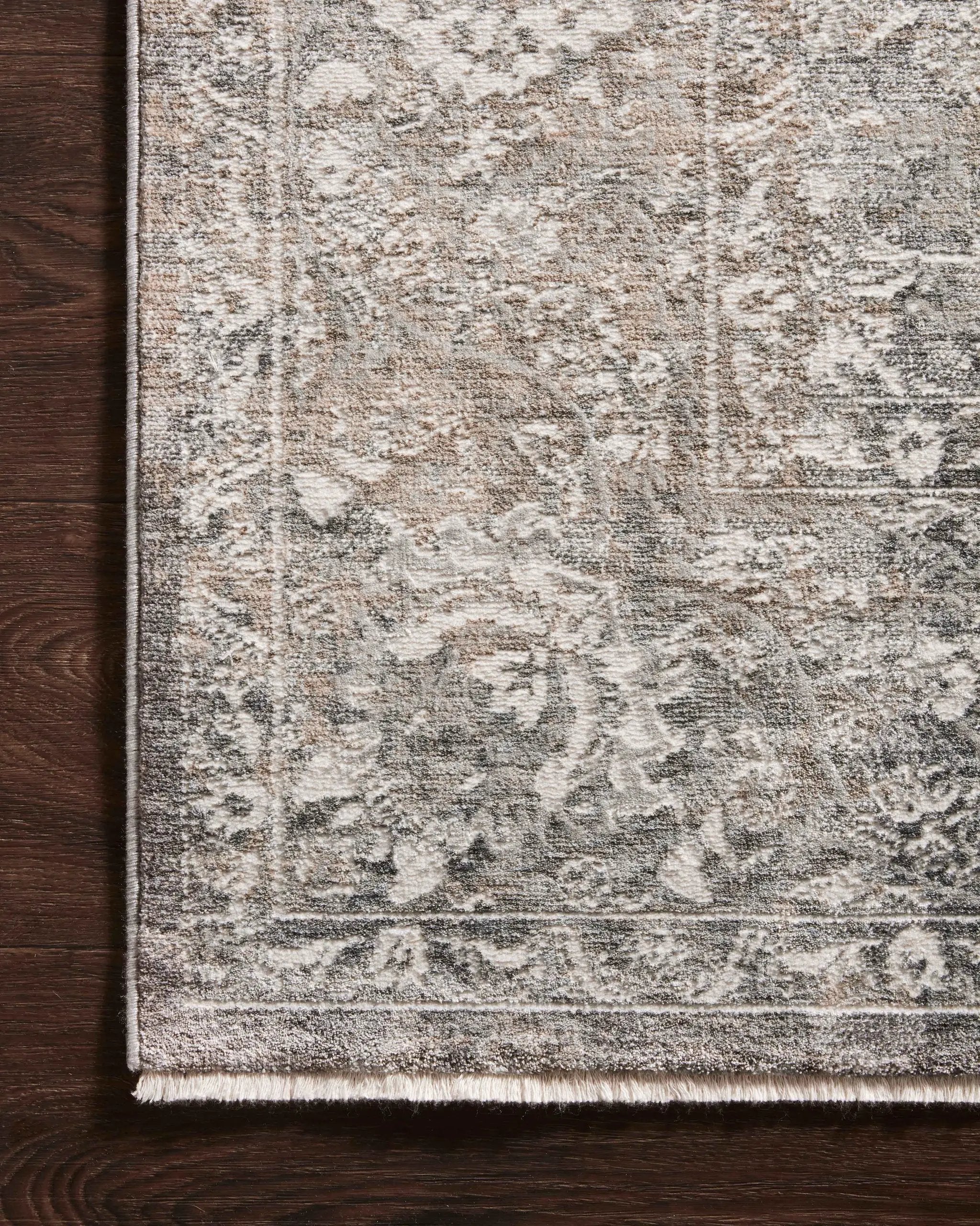 Homage HOM-03 Stone / Ivory Area Rug by Loloi