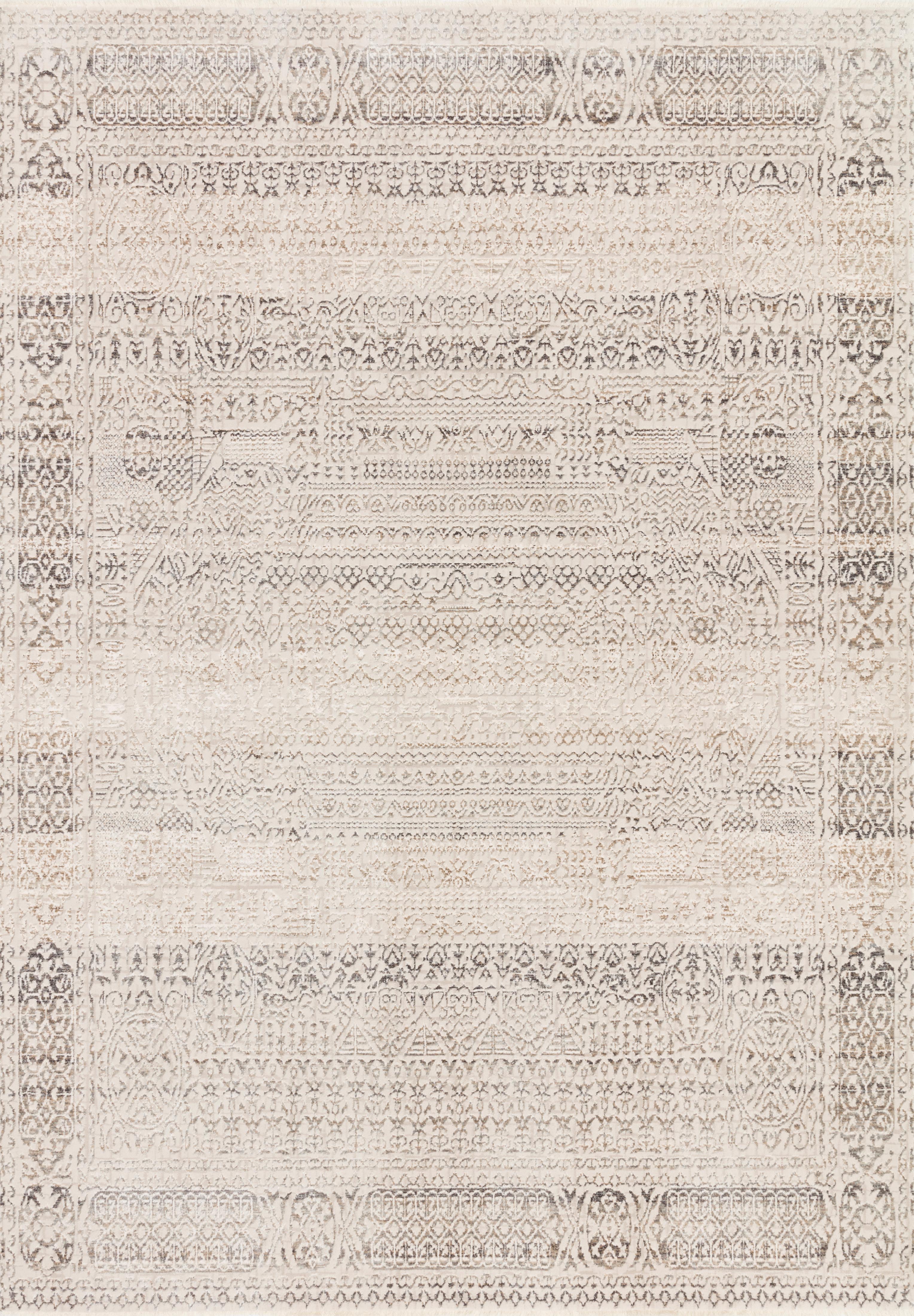 Loloi Homage HOM-05 Ivory / Silver Area Rug
