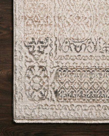 Loloi Homage HOM-05 Ivory / Silver Area Rug