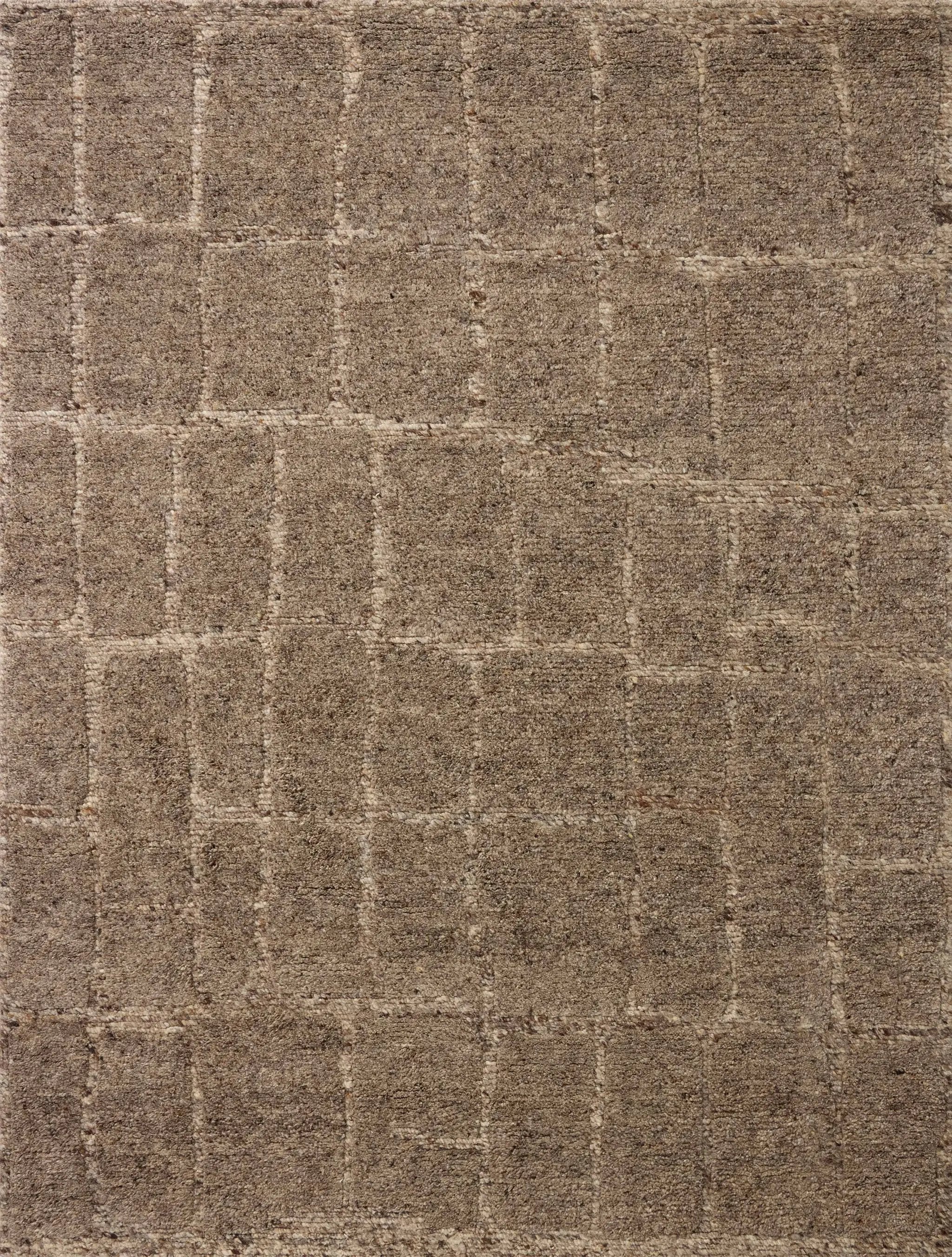 Loloi Hughes HUS-01 Taupe Area Rug - Rugs Hand Knotted Rug