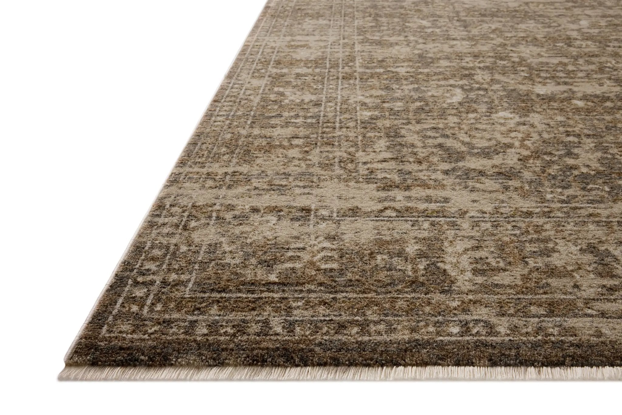Haywood HYD-01 Granite / Natural Area Rug by Loloi