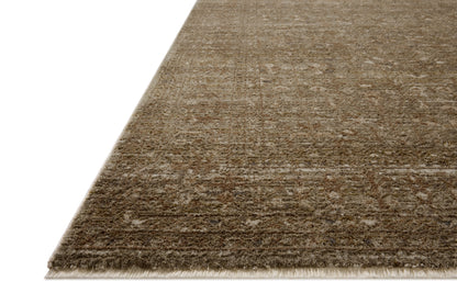The Haywood HYD-01 Sage / Brown Area Rug combines calming sage and brown tones and traditional and distressed patterns in a power-loomed polyester area rug for effortless elegance