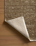 The Haywood HYD-01 Sage / Brown Area Rug combines calming sage and brown tones and traditional and distressed patterns in a power-loomed polyester area rug for effortless elegance