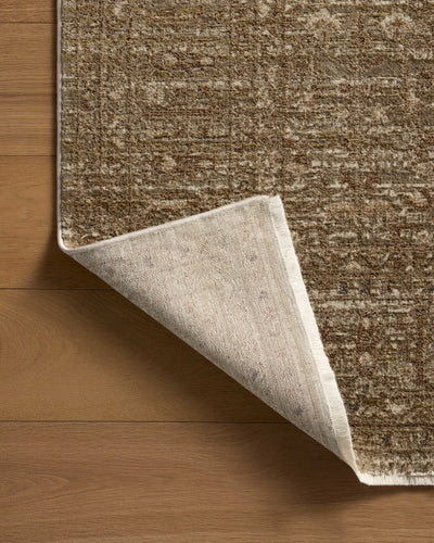 The Haywood HYD-01 Sage / Brown Area Rug combines calming sage and brown tones and traditional and distressed patterns in a power-loomed polyester area rug for effortless elegance