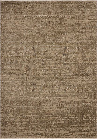 A power-loomed polyester area rug featuring traditional and distressed design and calming sage and sandy tones, the Haywood HYD-01 Sage / Sand Area Rug adds character to any room