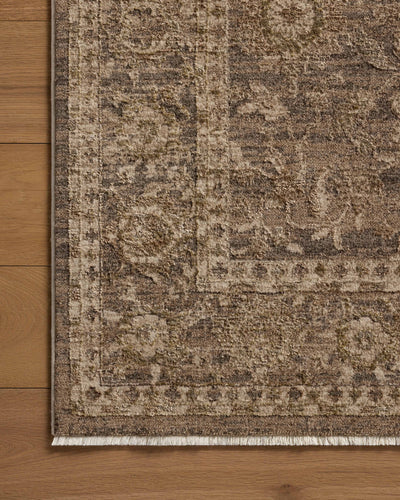 Rich in subtle pebble and deep charcoal hues with traditional and distressed detail, the Haywood HYD-02 Pebble / Charcoal Area Rug is a power-loomed polyester area rug built for style and comfort