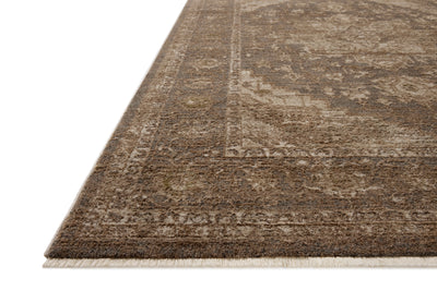 Expertly crafted as a power-loomed polyester area rug with traditional and distressed artistry, the Haywood HYD-03 Charcoal / Mocha Area Rug captures deep charcoal and luxurious mocha tones beautifully