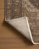 Expertly crafted as a power-loomed polyester area rug with traditional and distressed artistry, the Haywood HYD-03 Charcoal / Mocha Area Rug captures deep charcoal and luxurious mocha tones beautifully