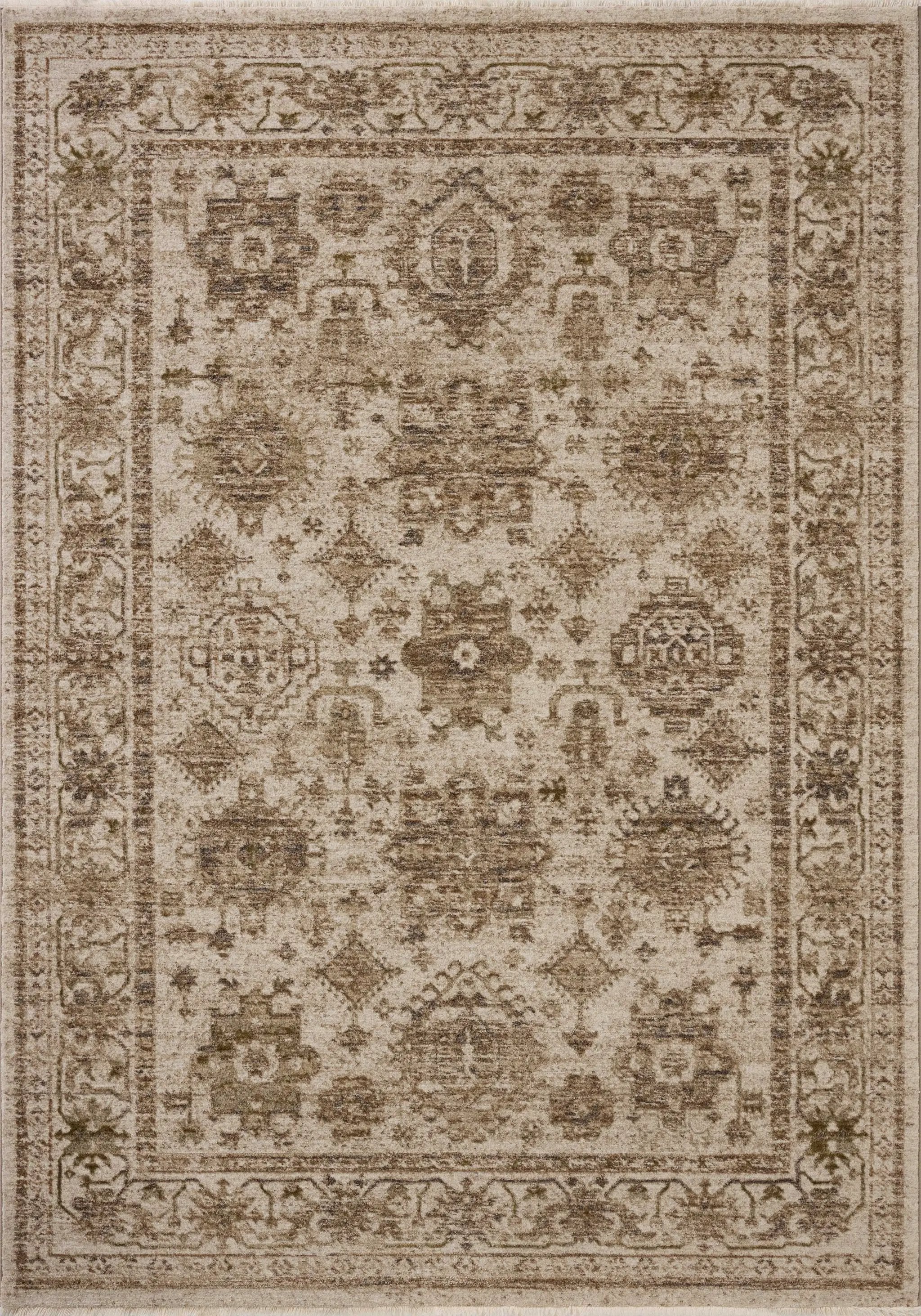 Haywood HYD-04 Ivory / Taupe Area Rug by Loloi