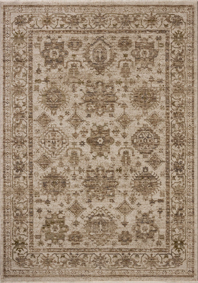 A power-loomed polyester area rug with traditional and distressed design in refined ivory and versatile taupe hues, the Haywood HYD-04 Ivory / Taupe Area Rug is a standout in any décor