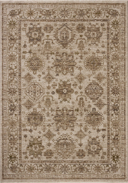 A power-loomed polyester area rug with traditional and distressed design in refined ivory and versatile taupe hues, the Haywood HYD-04 Ivory / Taupe Area Rug is a standout in any décor