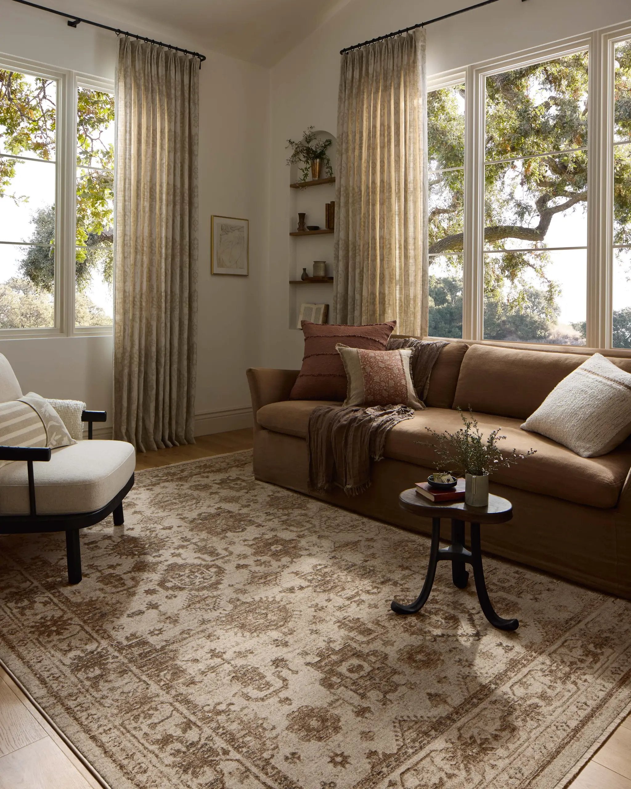 Haywood HYD-04 Ivory / Taupe Area Rug by Loloi