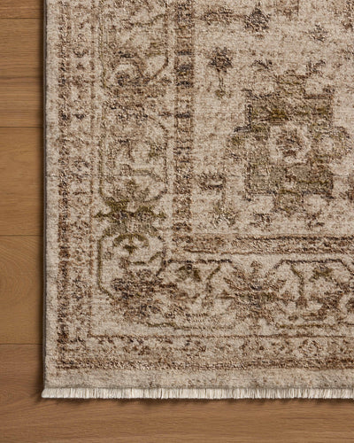 A power-loomed polyester area rug with traditional and distressed design in refined ivory and versatile taupe hues, the Haywood HYD-04 Ivory / Taupe Area Rug is a standout in any décor