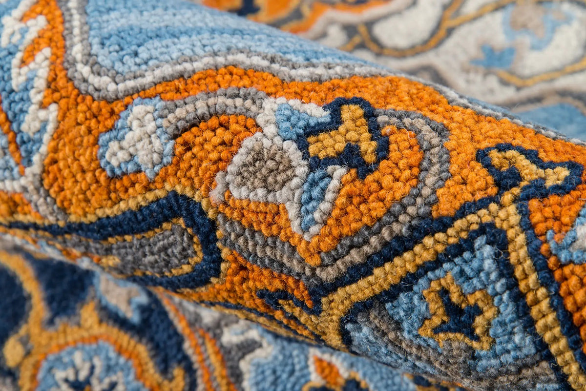 Ibiza IBI-1 Blue Area Rug by Momeni