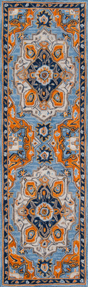 Momeni Ibiza IBI-1 Blue Hand Tufted Area Rug