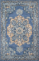 Momeni Ibiza IBI-1 Denim Hand Tufted Area Rug